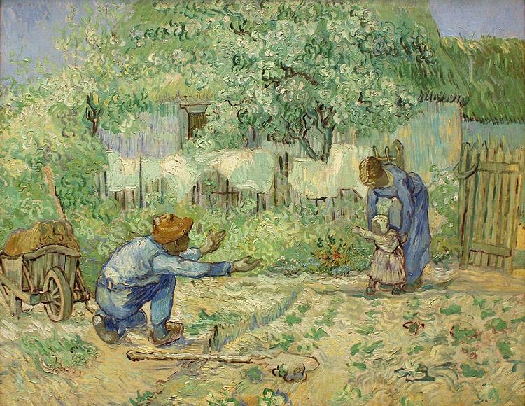 Vincent Van Gogh First Steps, after Millet Sweden oil painting art